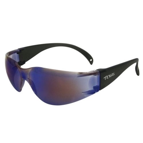 Maxisafe - Texas Safety Glasses with Anti-Fog - Blue Mirror Lens | EBR333-01