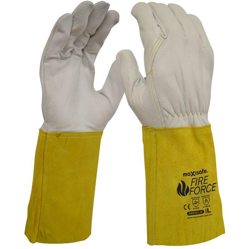 Maxisafe - Fireforce Extended Cuff Rigger Glove - Kevlar Stitched - Medium | GRE243-09-01