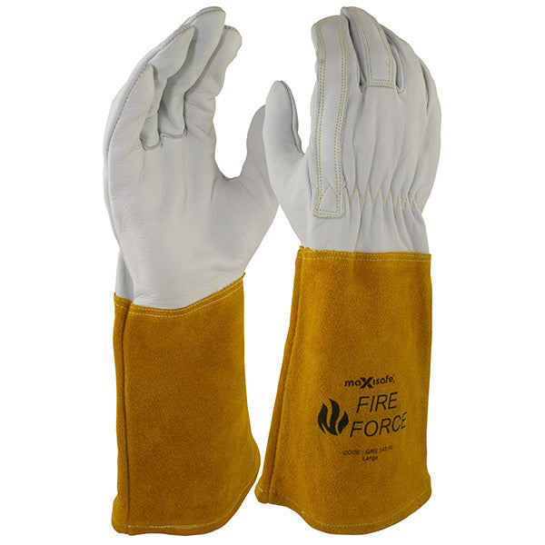 Maxisafe - Fireforce Extended Cuff Rigger Glove - Kevlar Stitched - Medium | GRE243-09-01